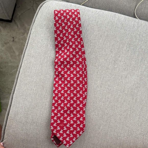 Red Patterned Men's Tie